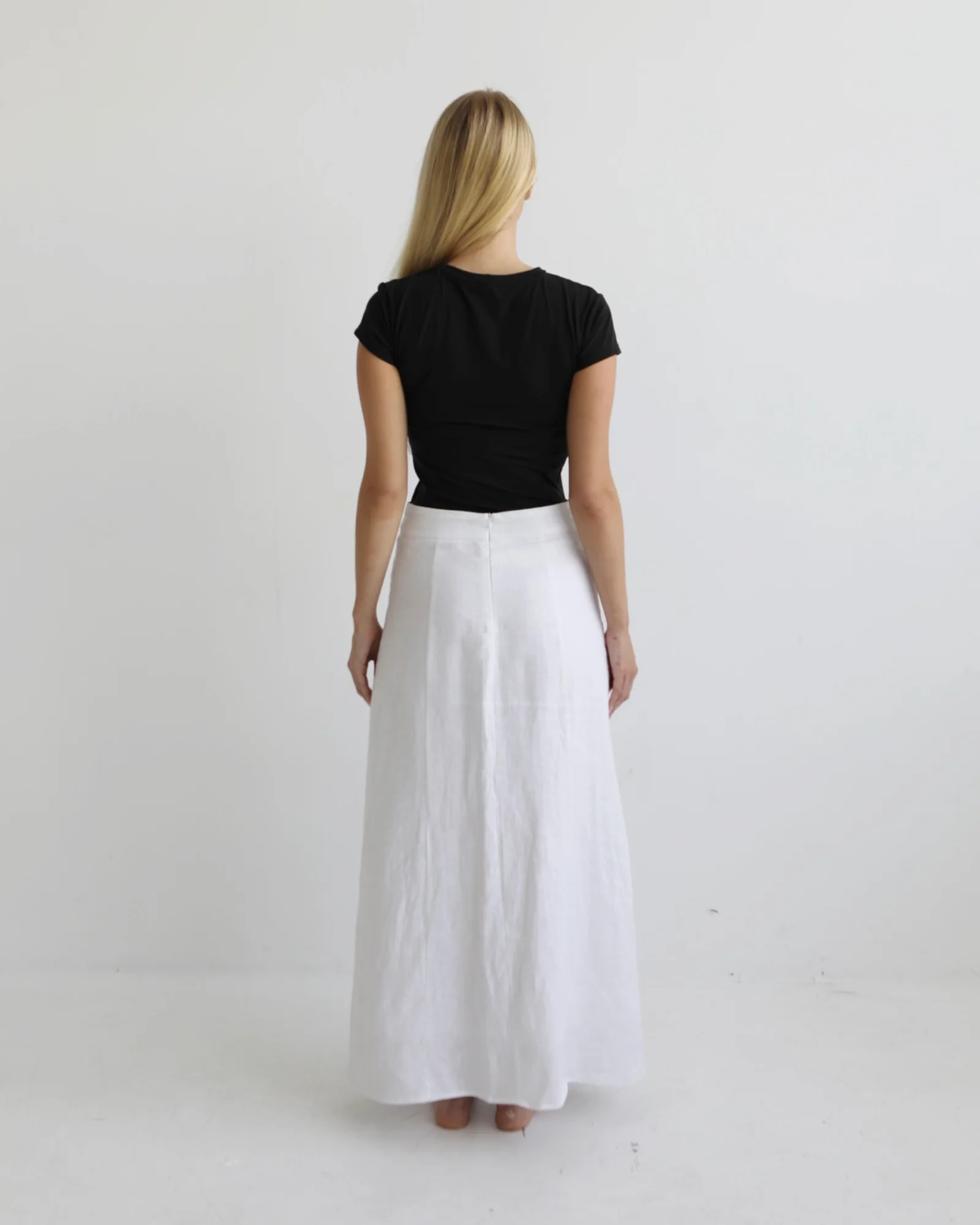 ALAIIA LINEN SKIRT - Image 3