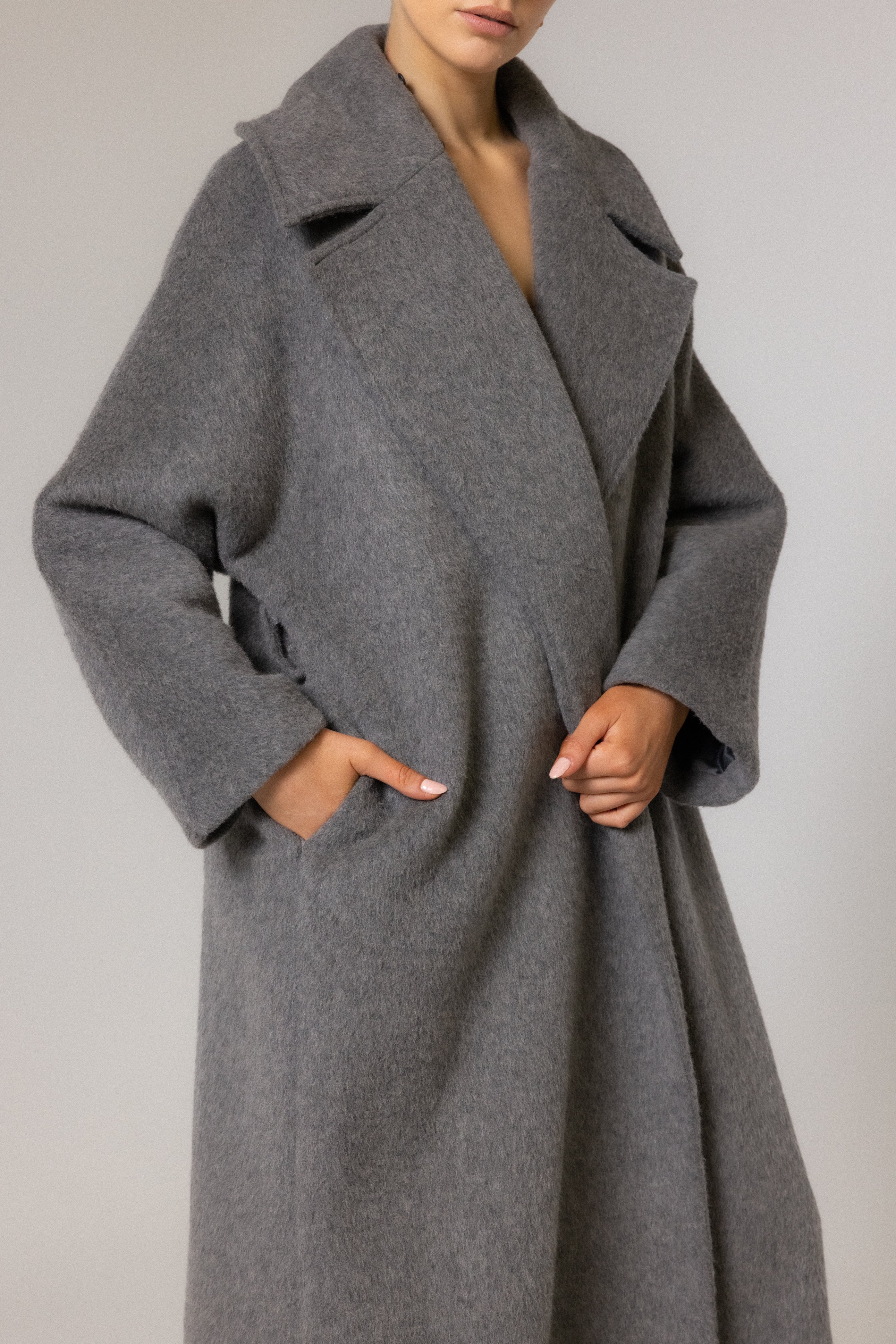 AYLIN MAXI WOOL COAT - Image 9
