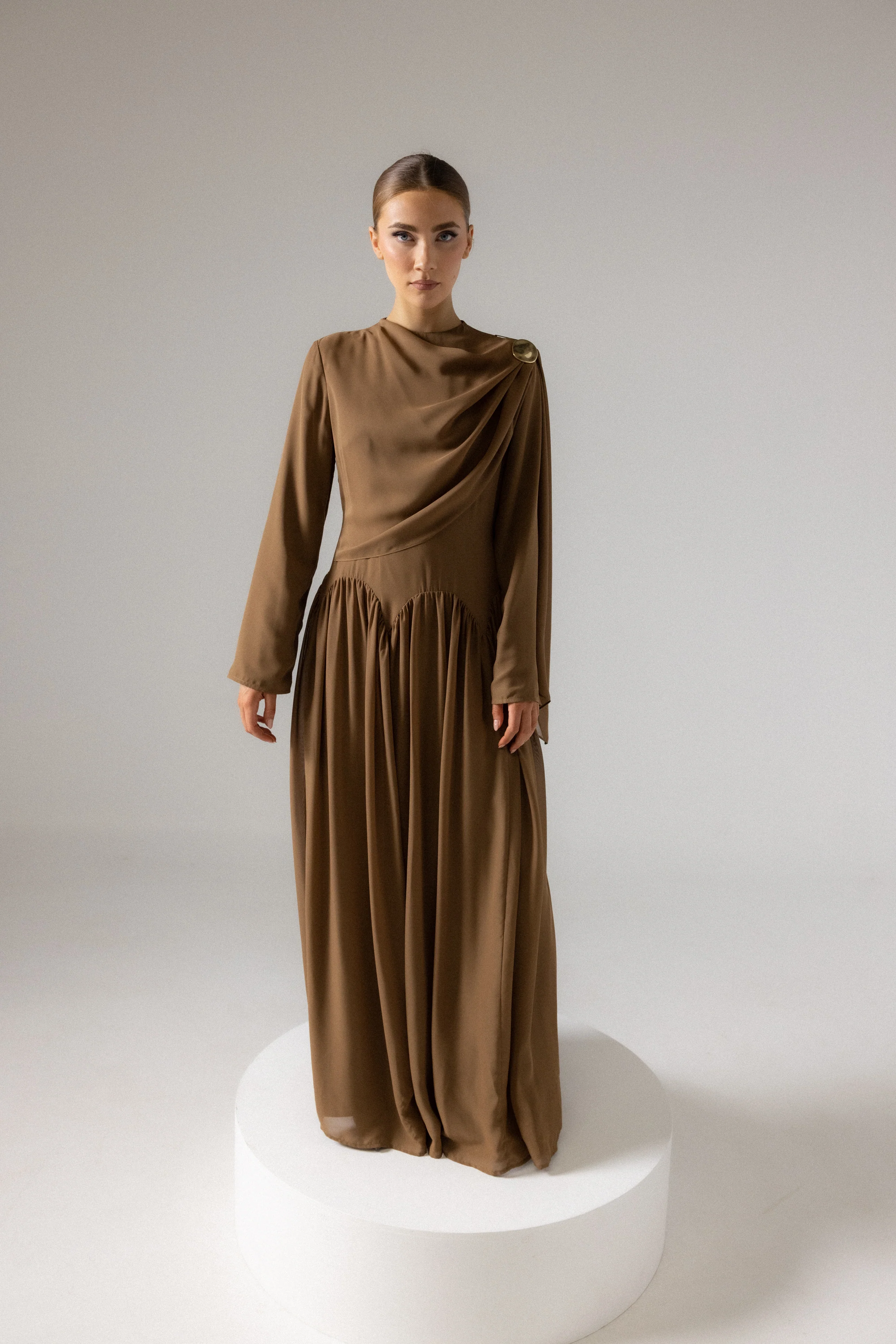 ERINA DRESS MAPEL - Image 3