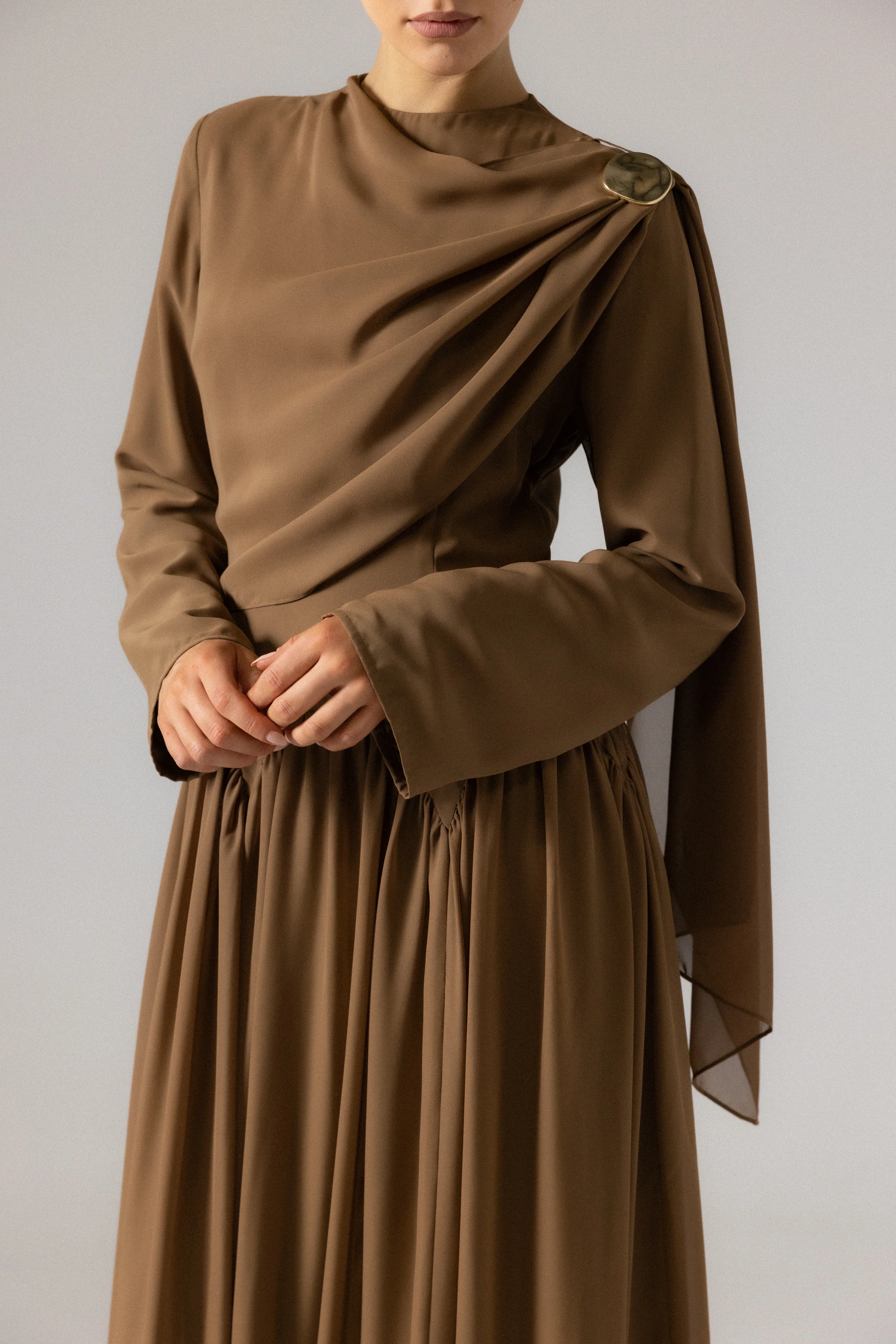 ERINA DRESS MAPEL - Image 4