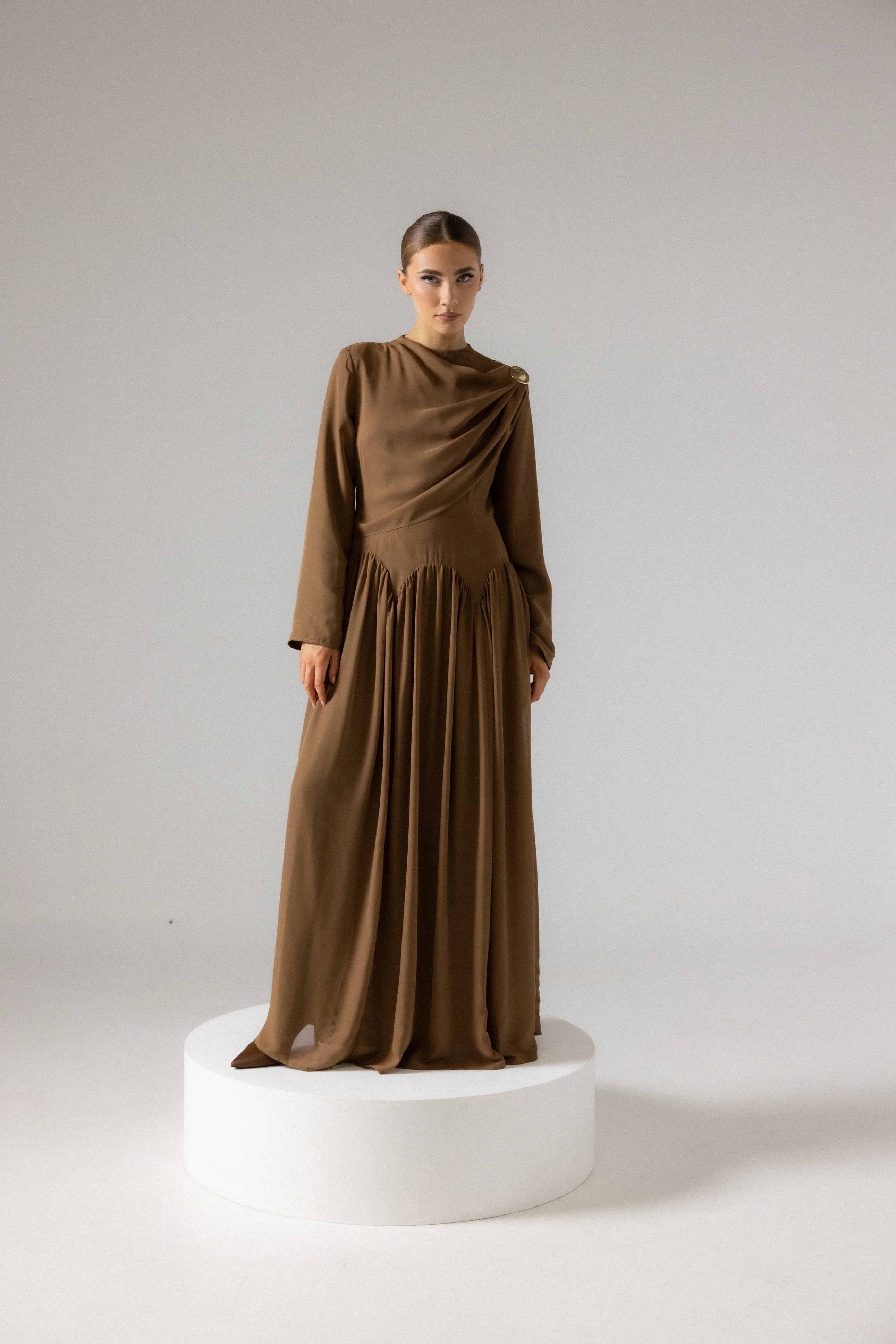 ERINA DRESS MAPEL - Image 6