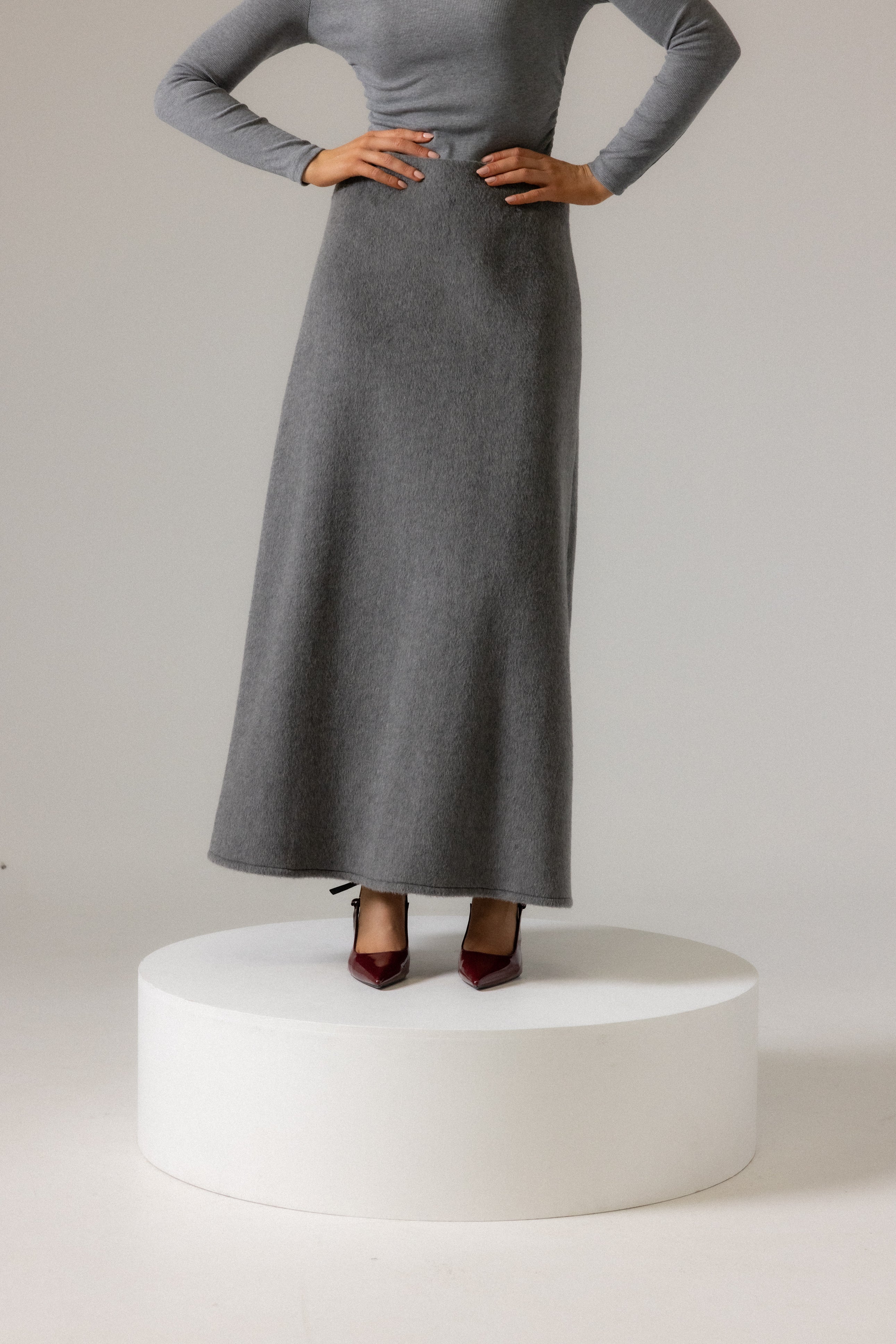 EVA WOOL SKIRT - Image 3