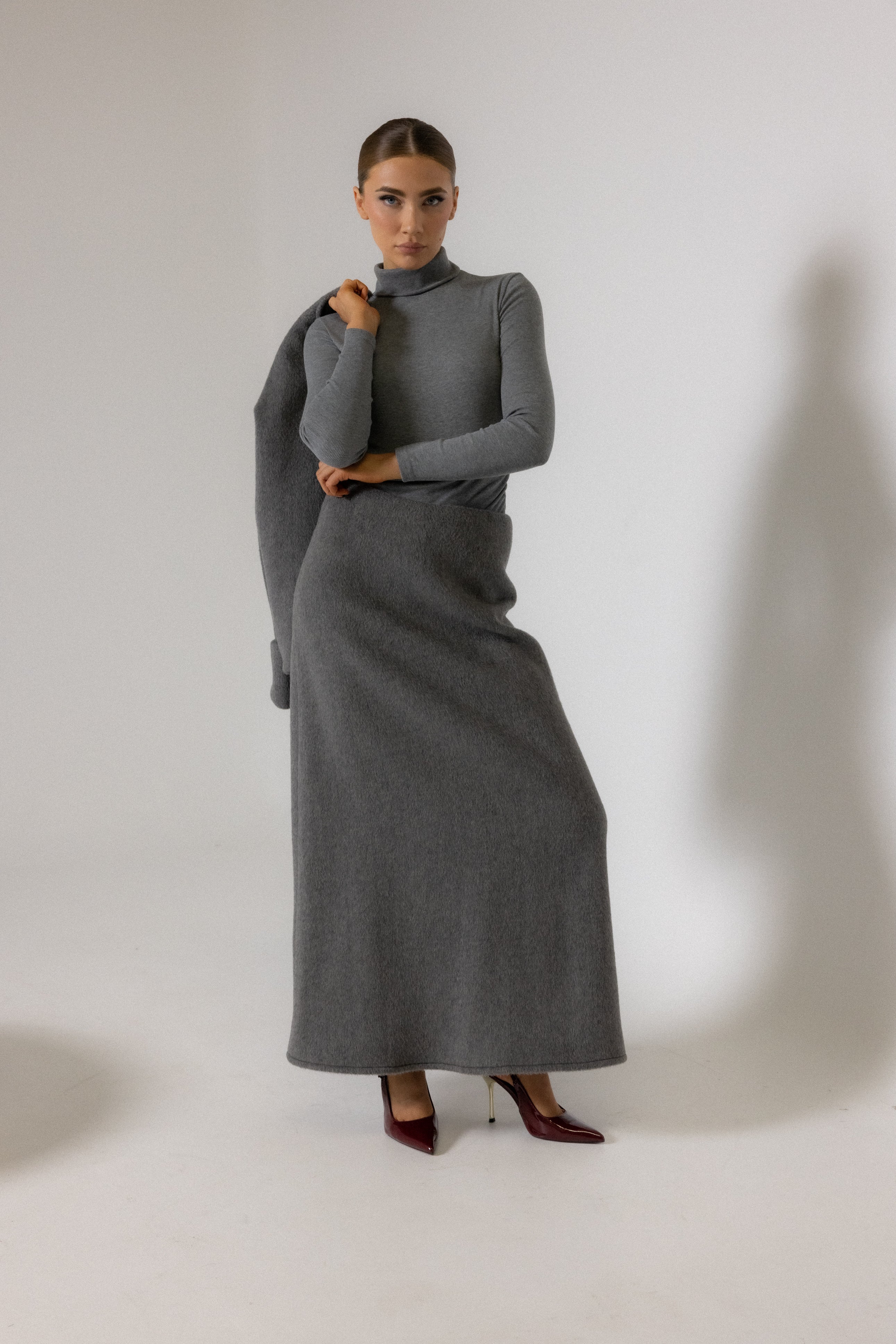 EVA WOOL SKIRT - Image 8