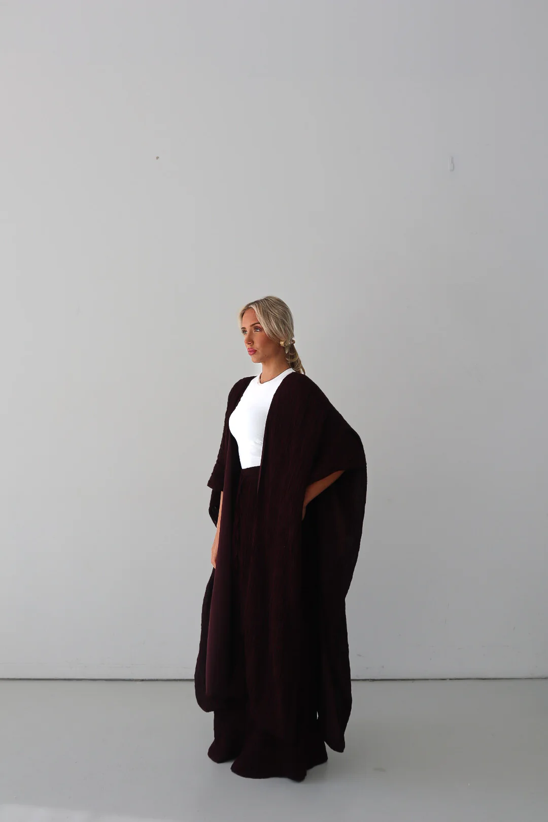 ILAYDA CAPE - MAHOGANY - Image 3