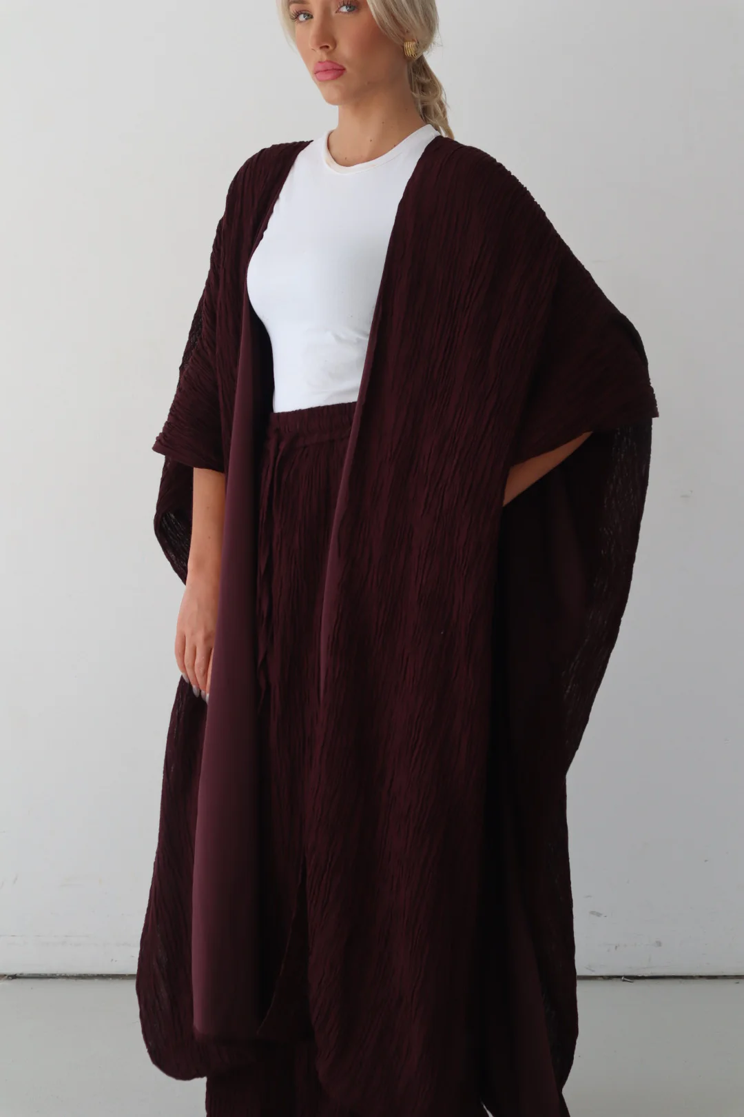 ILAYDA CAPE - MAHOGANY - Image 4