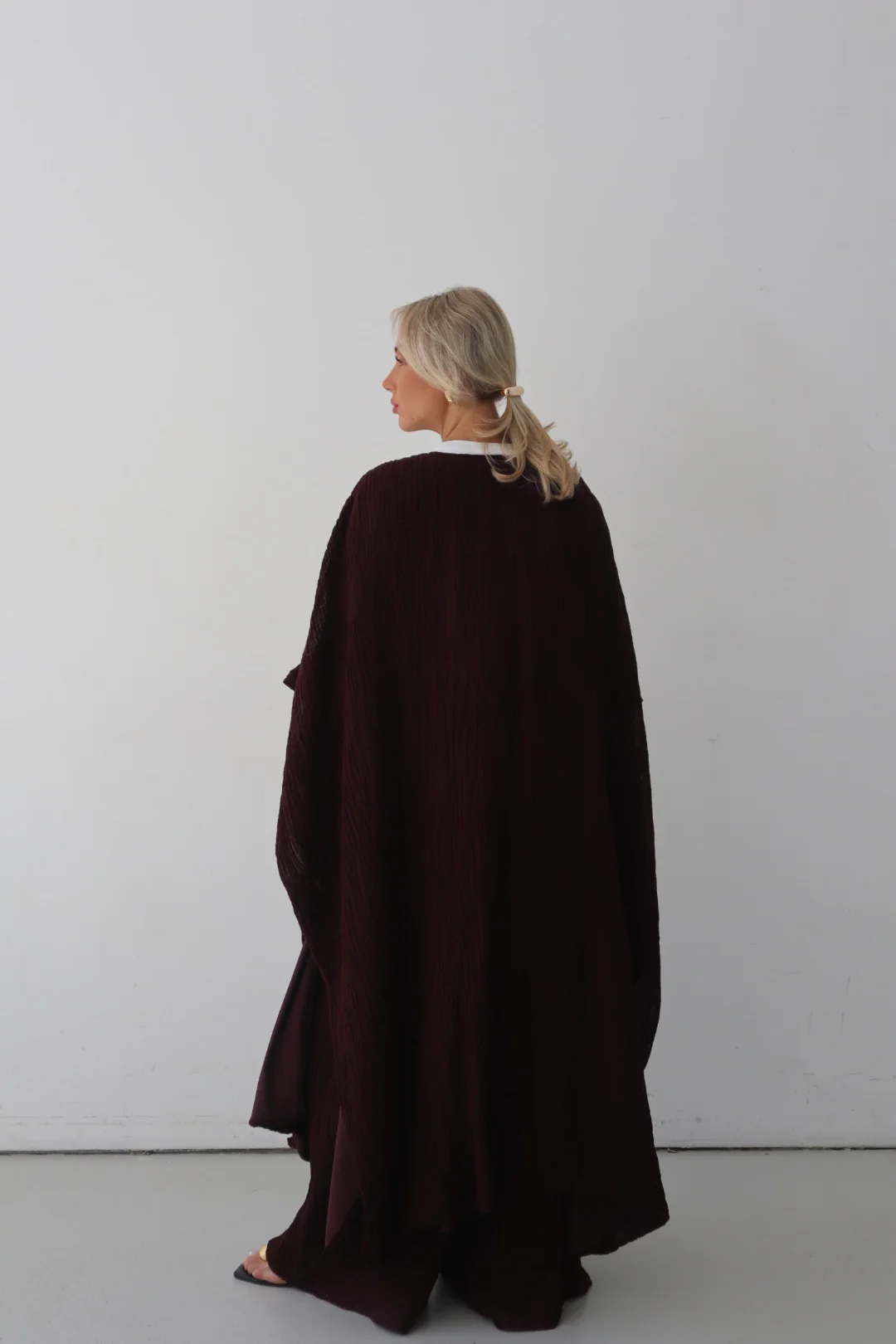ILAYDA CAPE - MAHOGANY - Image 5