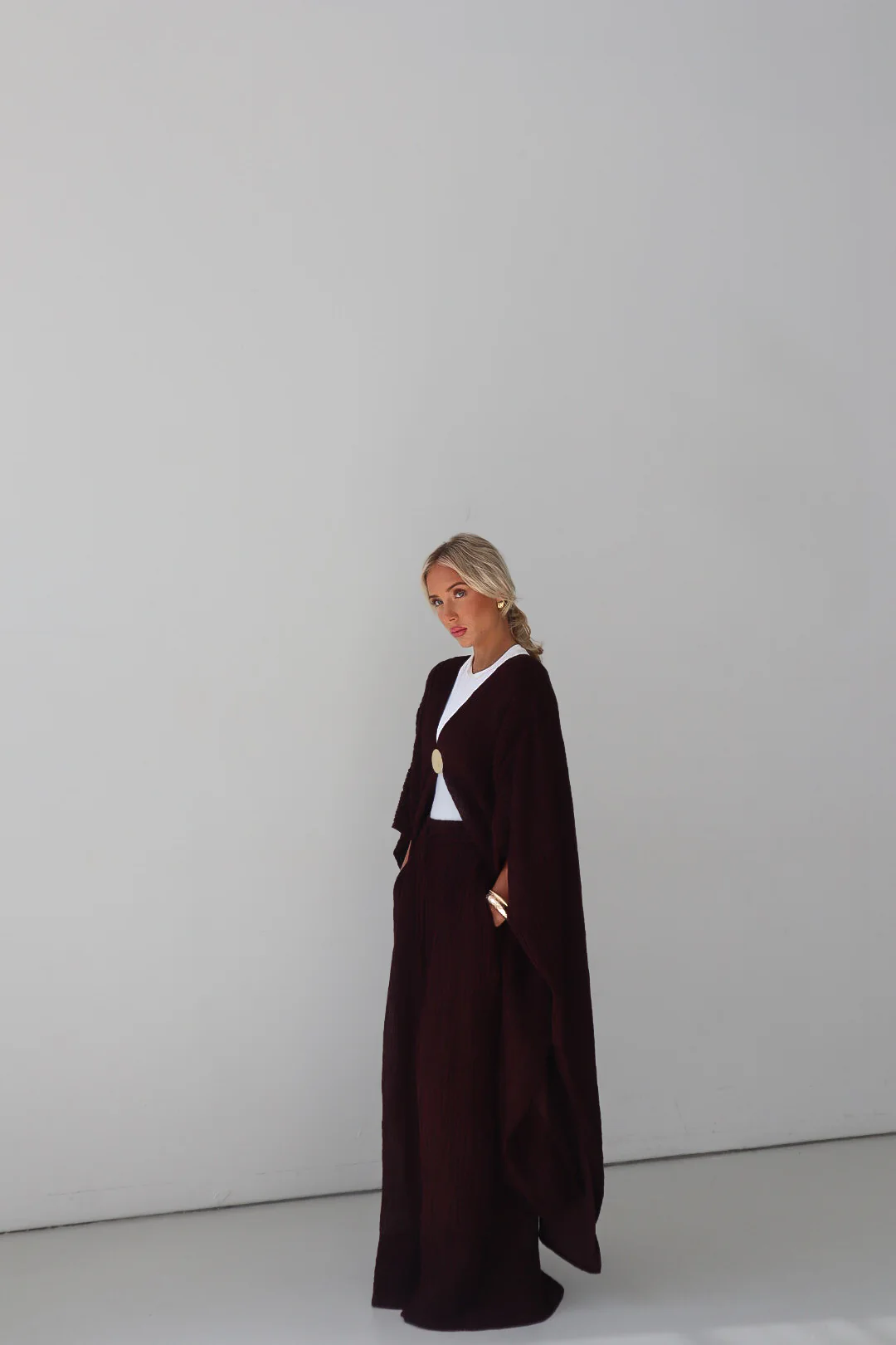 ILAYDA CAPE - MAHOGANY - Image 7