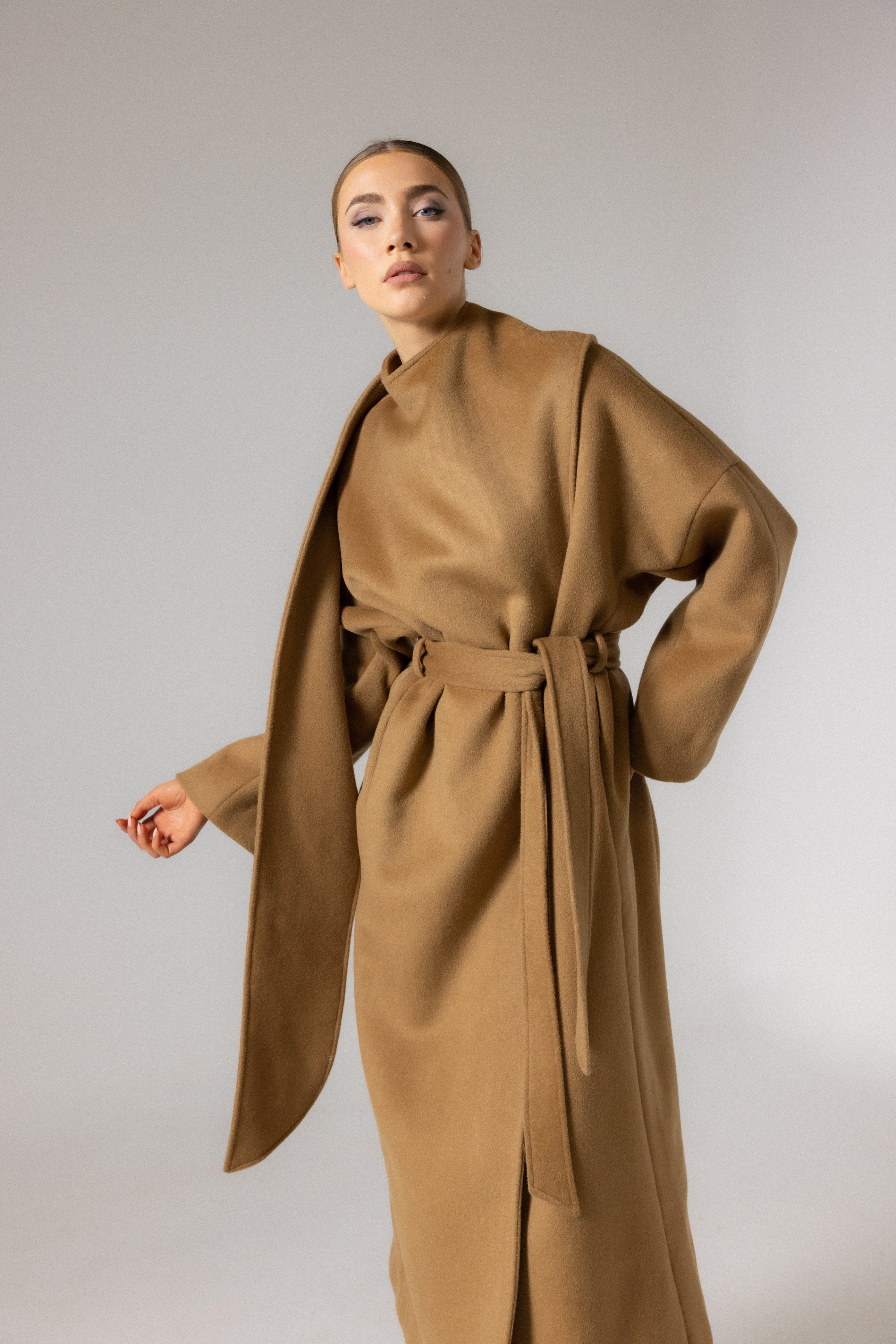 YASEMIN MAXI WRAP COAT - Image 5