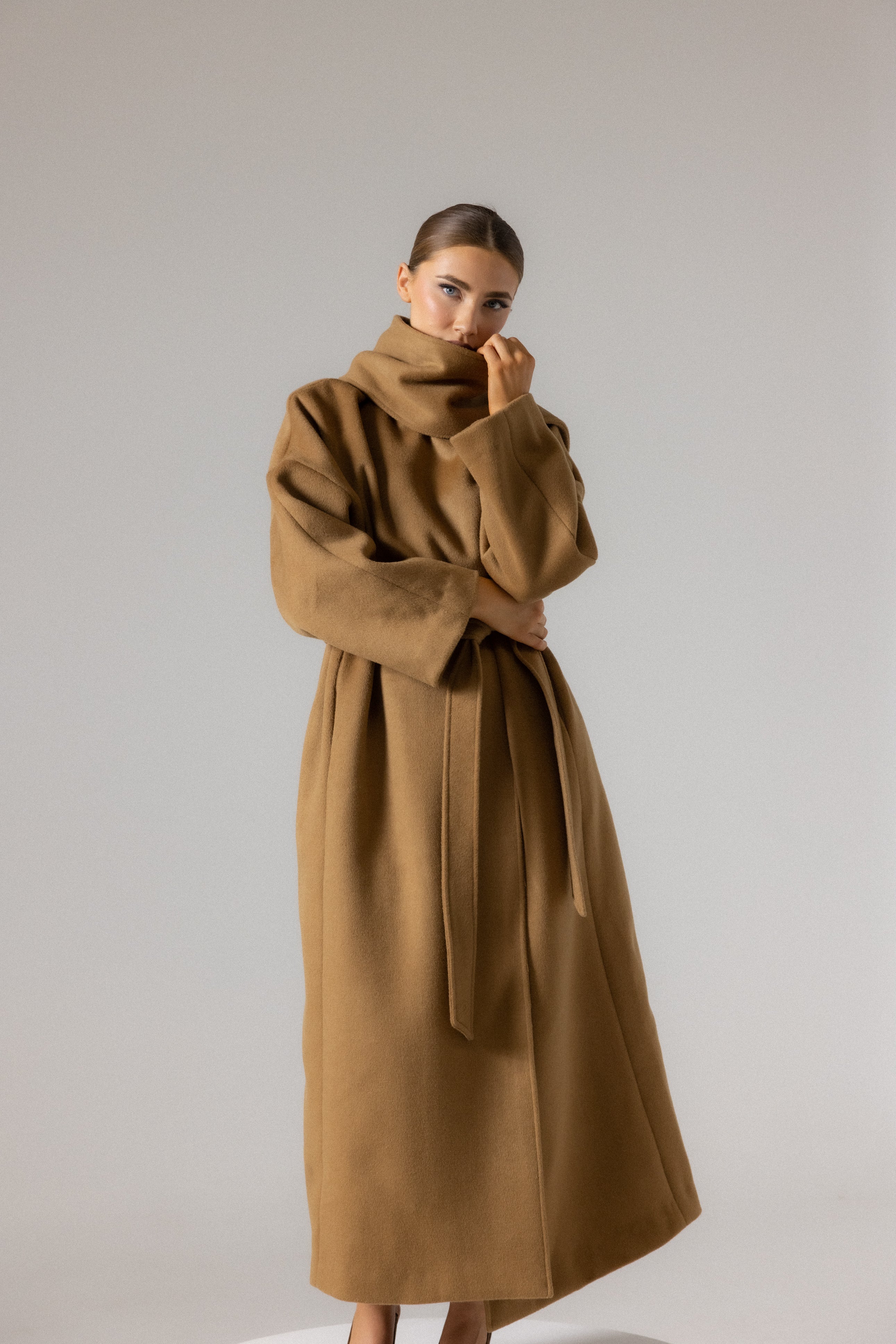 YASEMIN MAXI WRAP COAT - Image 7